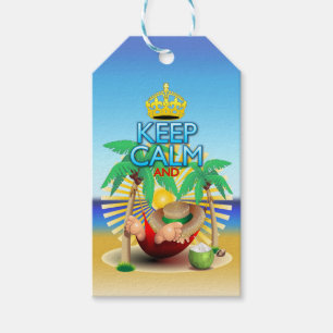 Keep Calm and...Relax on Hammock! Gift Tags