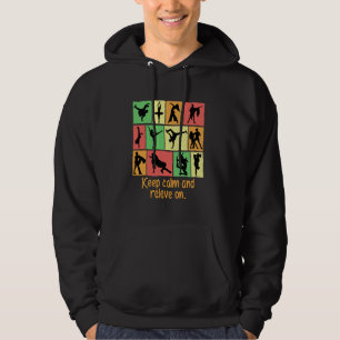 Keep Calm And Releve On Funny Dance Humour Dancer Hoodie