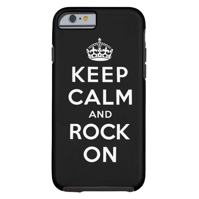 Keep Calm and Rock On Case-Mate iPhone Case (Back)