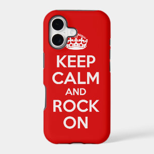 Keep Calm and Rock On iPhone 5 Case Cover