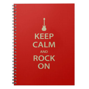 Keep Calm and Rock On! Notebook