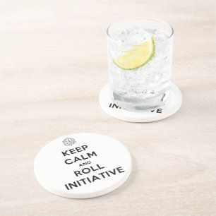 Keep Calm and Roll Initiative Coaster