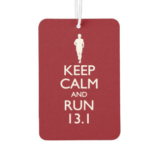 Keep Calm and Run 13.1 Air Freshener