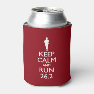 Keep Calm and Run 26.2 Can Cooler