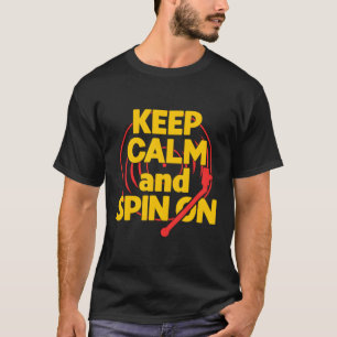 Keep Calm And S On Vinyl Record Analogue Music And T-Shirt