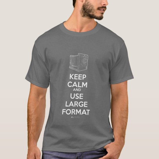 Keep Calm and Shoot Large Format Tee