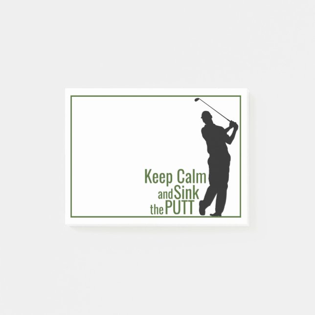 Keep Calm and Sink the Put Post-It Notes (Front)