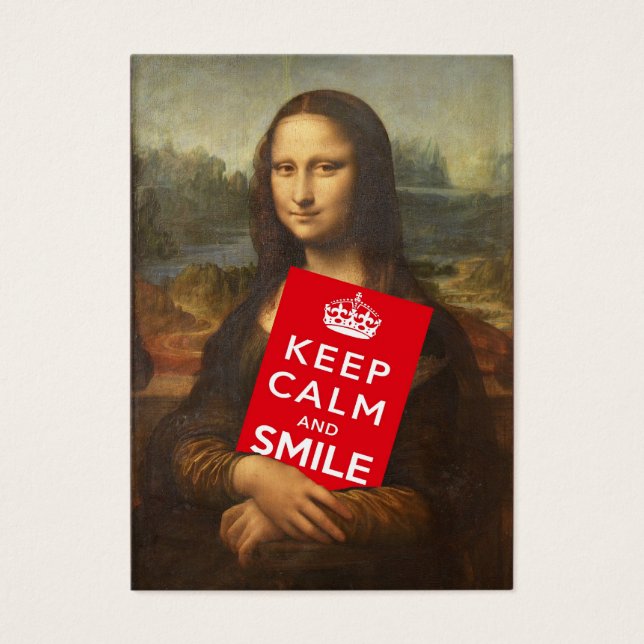 Keep Calm And Smile (Front)