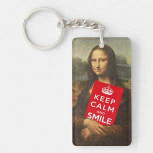 Keep Calm And Smile Keychain
