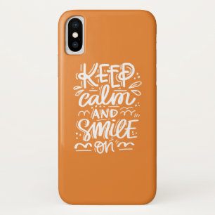 Keep Calm And Smile On Case-Mate iPhone Case