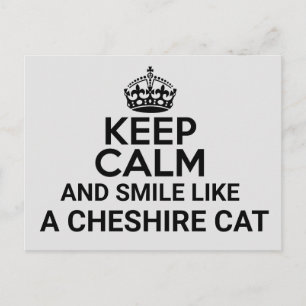 Keep Calm And Smile Postcard
