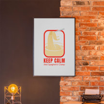 keep calm and spaghetti clamp