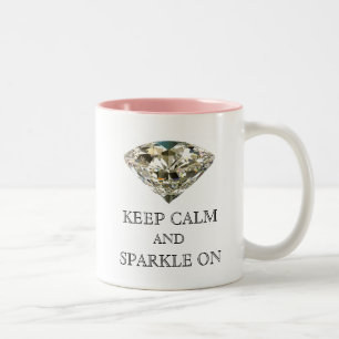 "KEEP CALM AND SPARKLE ON" Mugs