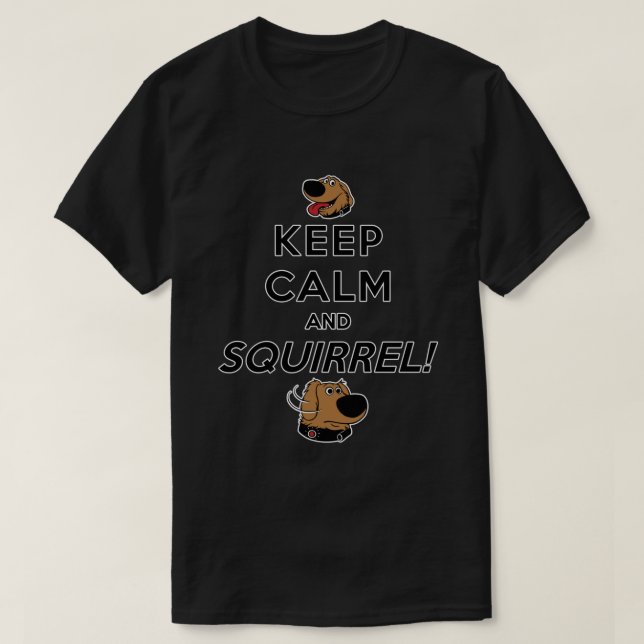 Keep Calm and SQUIRREL Essential T-Shirt (Design Front)
