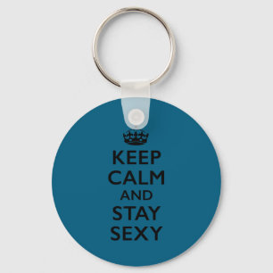 Keep calm and stay keychain