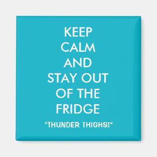 Keep Calm and Stay Out of the Fridge Magnet