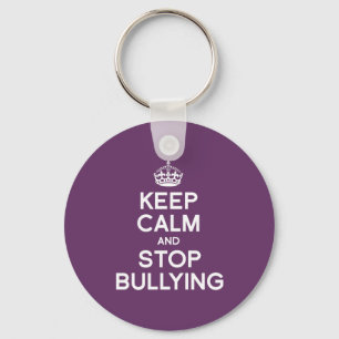 KEEP CALM AND STOP BULLYING KEYCHAIN