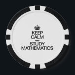 KEEP CALM AND STUDY MATHEMATICS POKER CHIPS<br><div class="desc">.</div>