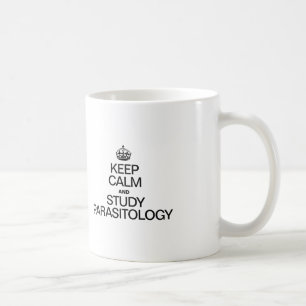 KEEP CALM AND STUDY PARASITOLOGY COFFEE MUG
