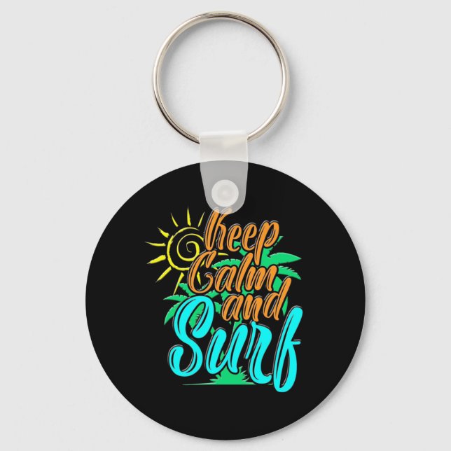 Keep Calm And Sulf Keychain (Front)