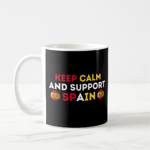 Keep Calm And Support Spain Football National Team Coffee Mug