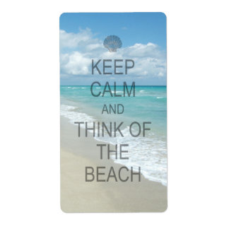 Keep Calm and Think of the Beach
