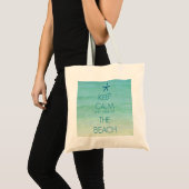 KEEP CALM AND THINK OF THE BEACH BAG (Front (Product))