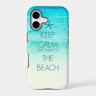 Keep Calm and Think of the Beach Photo Case