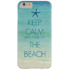KEEP CALM AND THINK OF THE BEACH PHOTO DESIGN