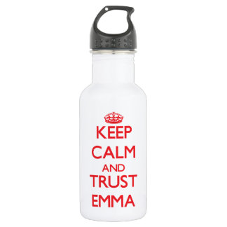 Keep Calm and TRUST Emma 532 Ml Water Bottle