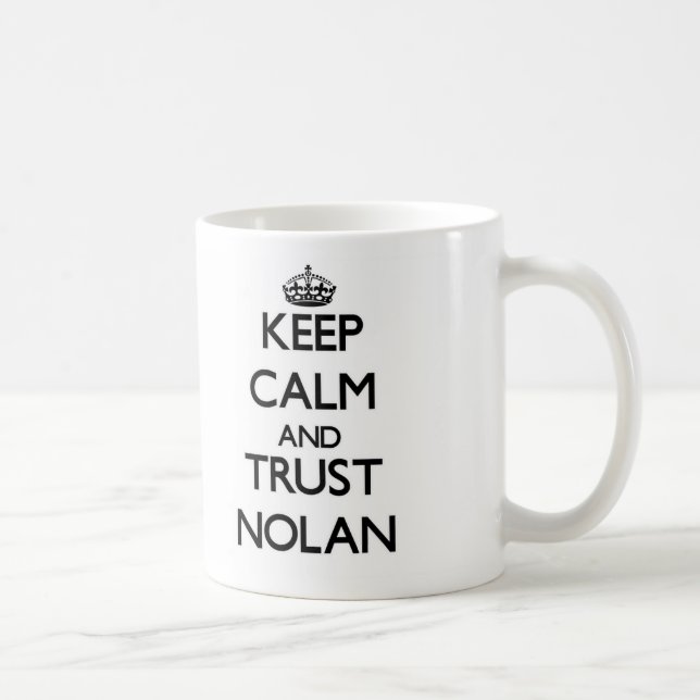 Keep calm and Trust Nolan Coffee Mug (Right)