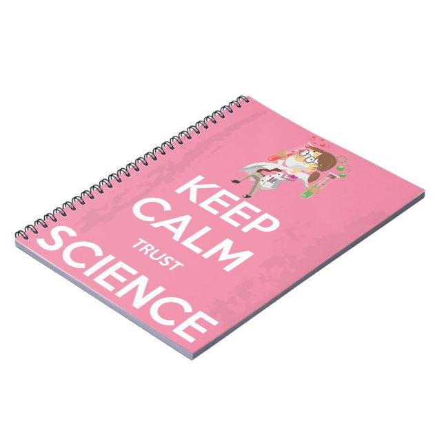Keep Calm and Trust Science Notebook (Left Side)