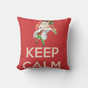 Keep Calm and Trust Science Throw Pillow