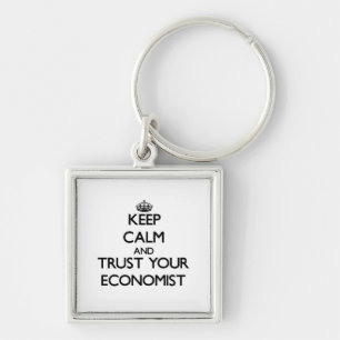 Keep Calm and Trust Your Economist Keychain