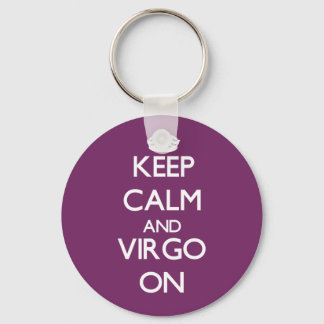 Keep Calm and Virgo on Keychain