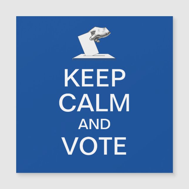 Keep Calm and Vote 2026 (Front)