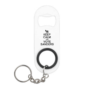 Keep Calm and Vote Bernie Sanders Mini Bottle Opener