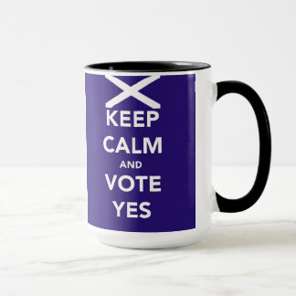 Keep calm and vote Yes Mug