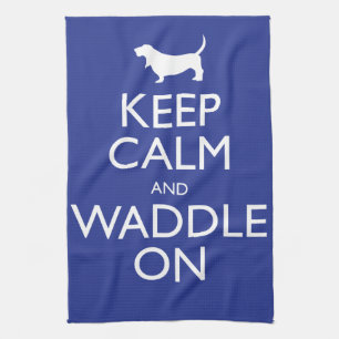 Keep Calm and Waddle on Kitchen Towel