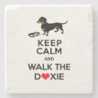Keep Calm and Walk the Doxie - Cute Dachshund