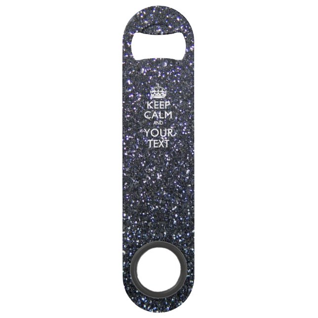 Keep Calm and Your Creative Text Bar Key (Front)