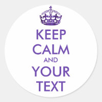 KEEP CALM and YOUR TEXT - Change background