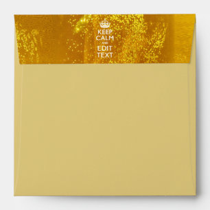 Keep Calm And Your Text for some Beer Envelope