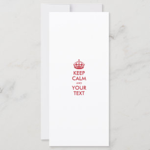 KEEP CALM and YOUR TEXT - Personalized TEXT