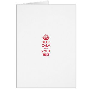 KEEP CALM and YOUR TEXT - personalized text