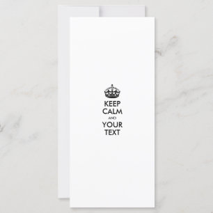 KEEP CALM and YOUR TEXT - Personalized TEXT