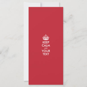 KEEP CALM and YOUR TEXT - Personalized TEXT