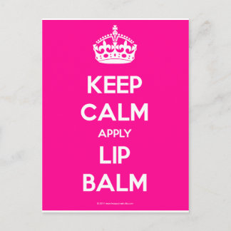 Keep-Calm-Apply-Lip-Balm.pdf Postcard