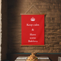 keep calm -Baklava