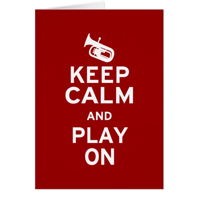 Keep Calm Baritone (Front)